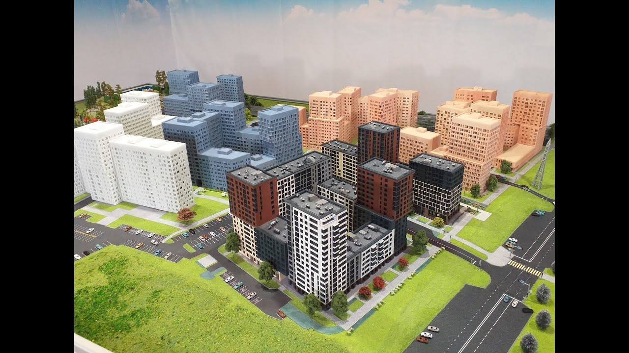 У «Тайгинского парка» появилась архитектурная модель с миниатюрными домами, парком и озером