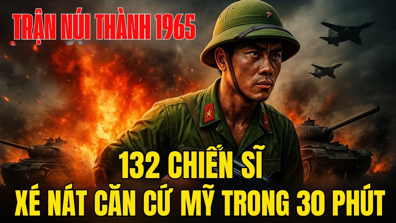 N&Uacute;I TH&Agrave;NH 1965 &ndash; 132 Chiến Sĩ X&eacute; N&aacute;t Căn Cứ Mỹ Trong 30 Ph&uacute;t  NHỮNG TRANG SỬ ĐỎ