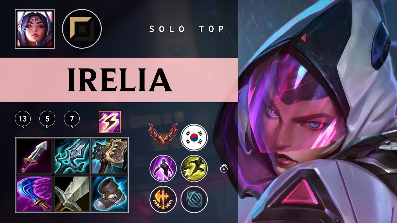 Irelia Top vs Lulu - KR Grandmaster Patch 26.05