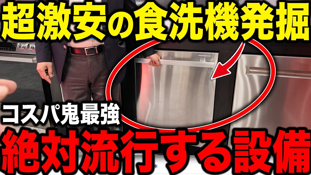 アメリカで新しい食洗機を発見！おすすめの設備を見つけてきました！