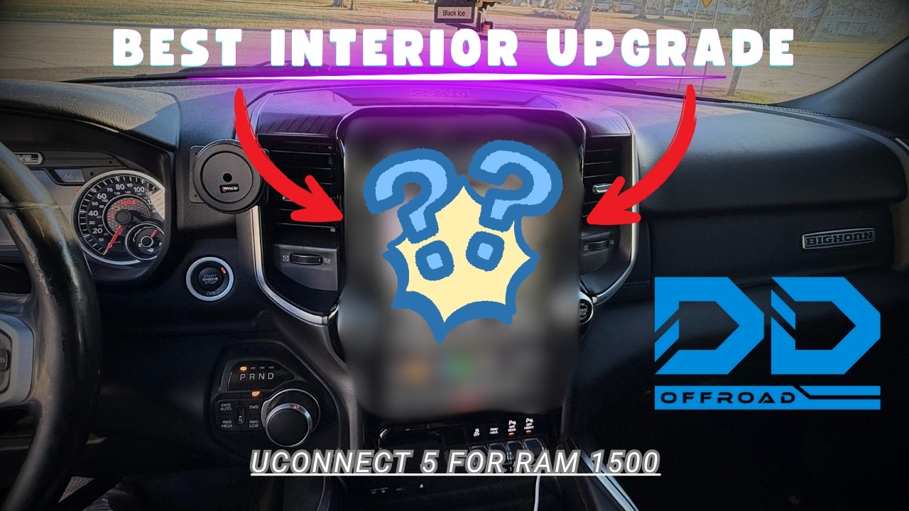 ОБЯЗАТЕЛЬНОЕ обновление интерьера для Ram 1500 5-го поколения - DD Offroad Uconnect 5 с 12-дюймов...