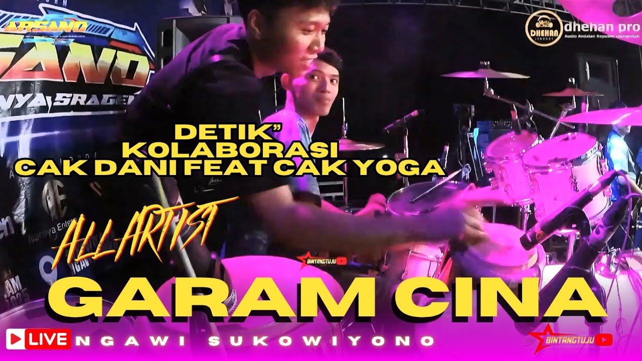 COVER KENDANG CAK YOGA X CAK DANI - GARAM CINA -ARSANO MUSIC FEAT DHEHAN PRO