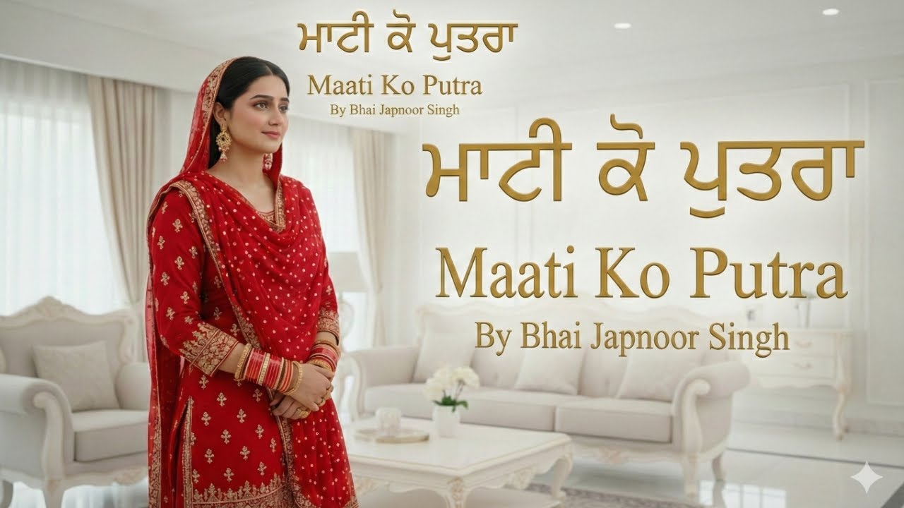 Maati Ko Putra Kaise Nachat Hai | ਮਾਟੀ ਕੋ ਪੁਤਰਾ ਕੈਸੇ ਨਚਤੁ ਹੈ | माटी का पुतरा - Bhai Japnoor Singh Ji