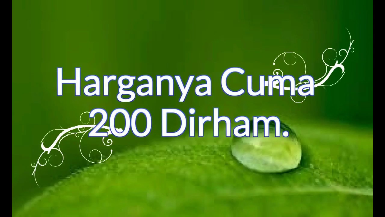 Harganya Cuma 200 Dirham.