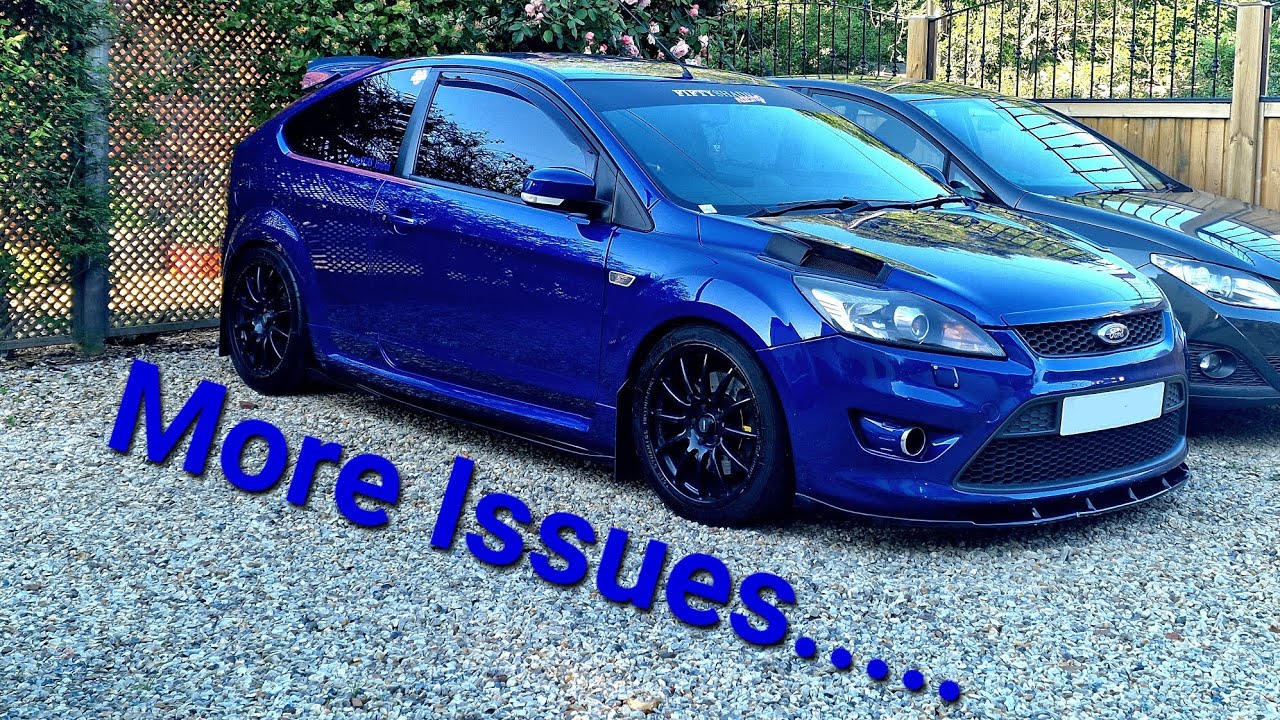 Ford Focus ST225 - Fitting New Front Drop Links, Locating An Oil Leak & Air-Con Issues