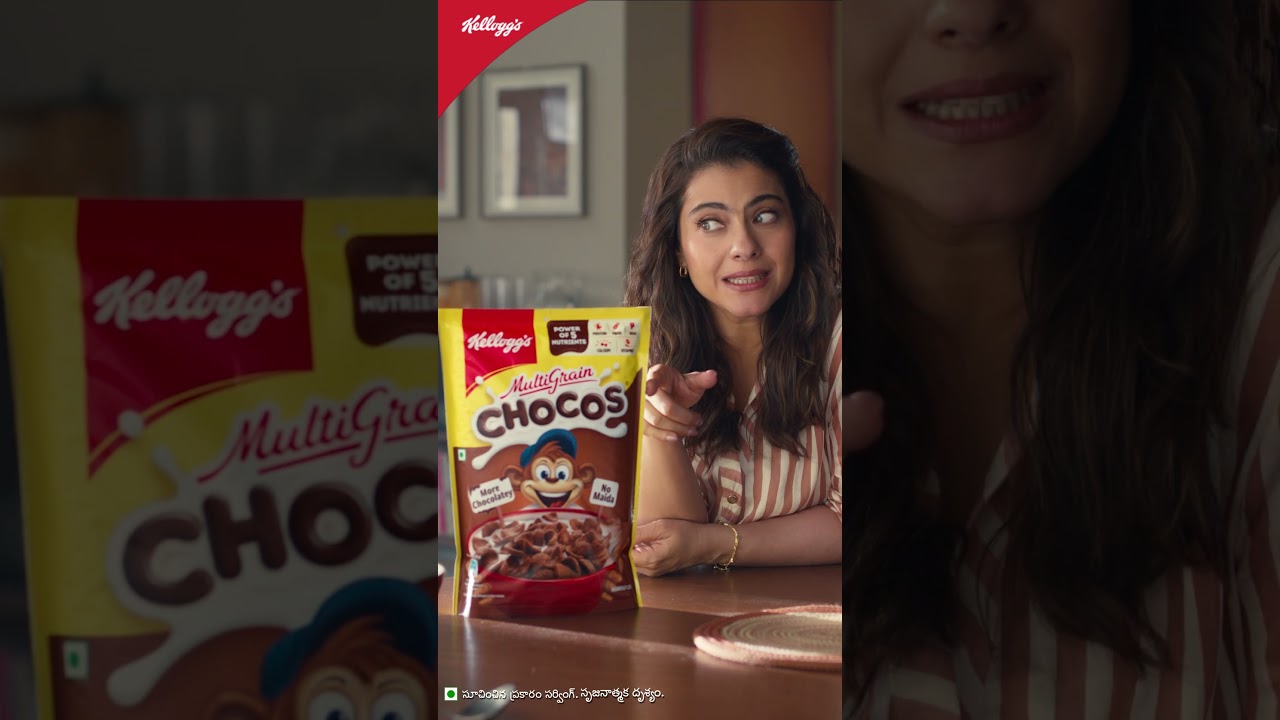 Kellogg&rsquo;s Multigrain Chocos | Multigrain Energy, More Chocolatey | Telugu 20 sec