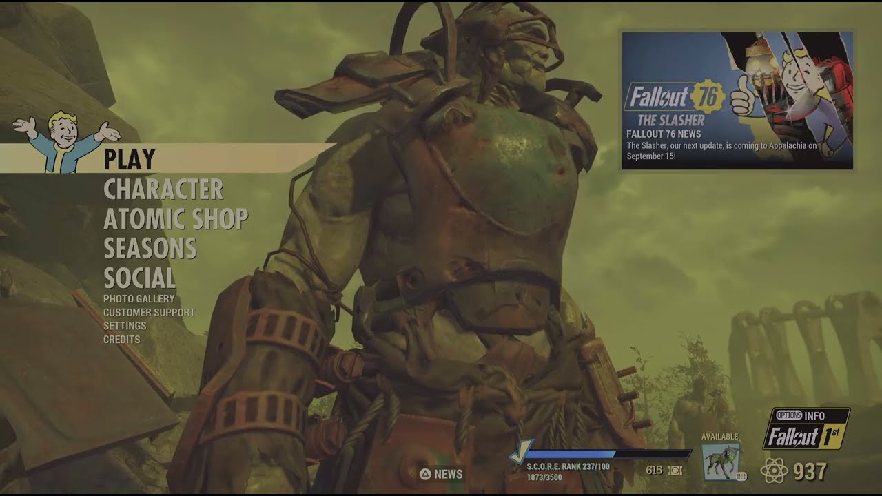 Fallout 76 - Daily challenge September 5th 2026