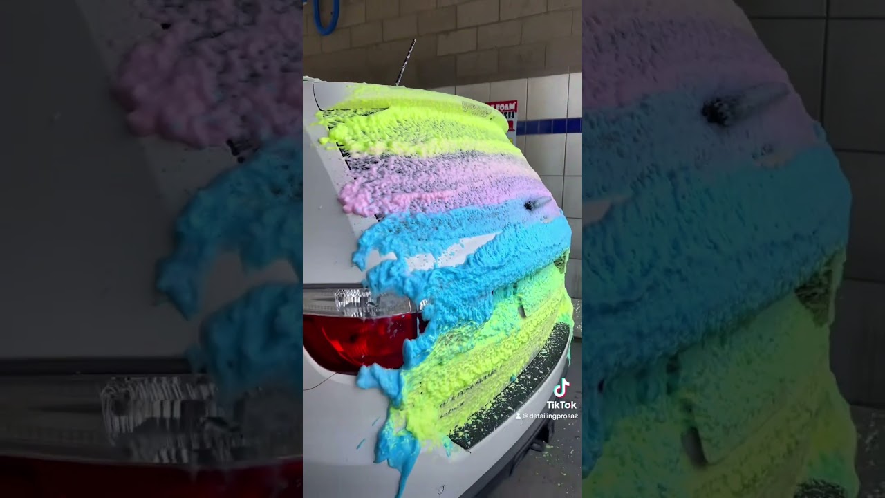 Triple foam is the most satisfying 😍😍😍 #detailing #satisfying #foam #autodetailing