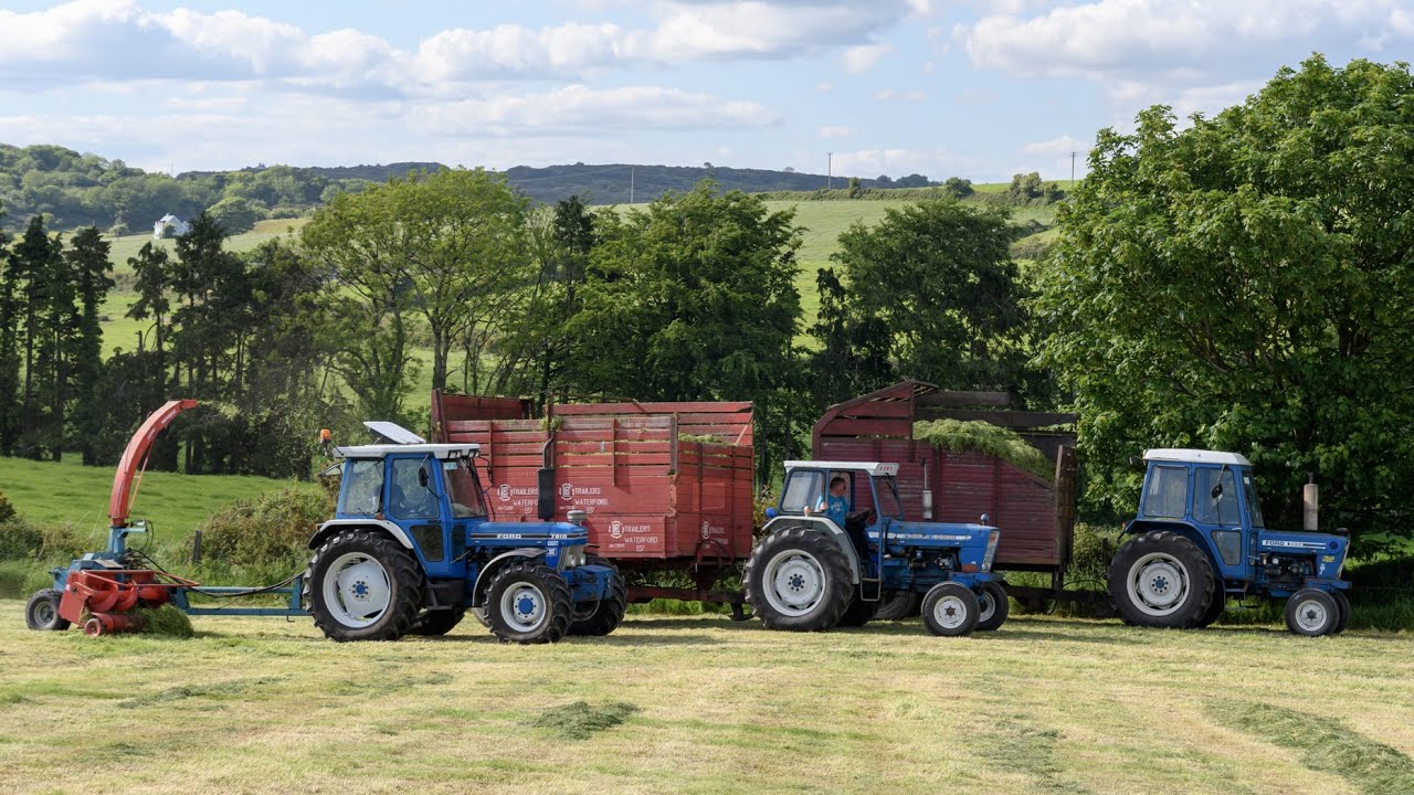 Classic Silage West Cork - Ford 7810, 7600 & 6600 - May 2022 Part 2