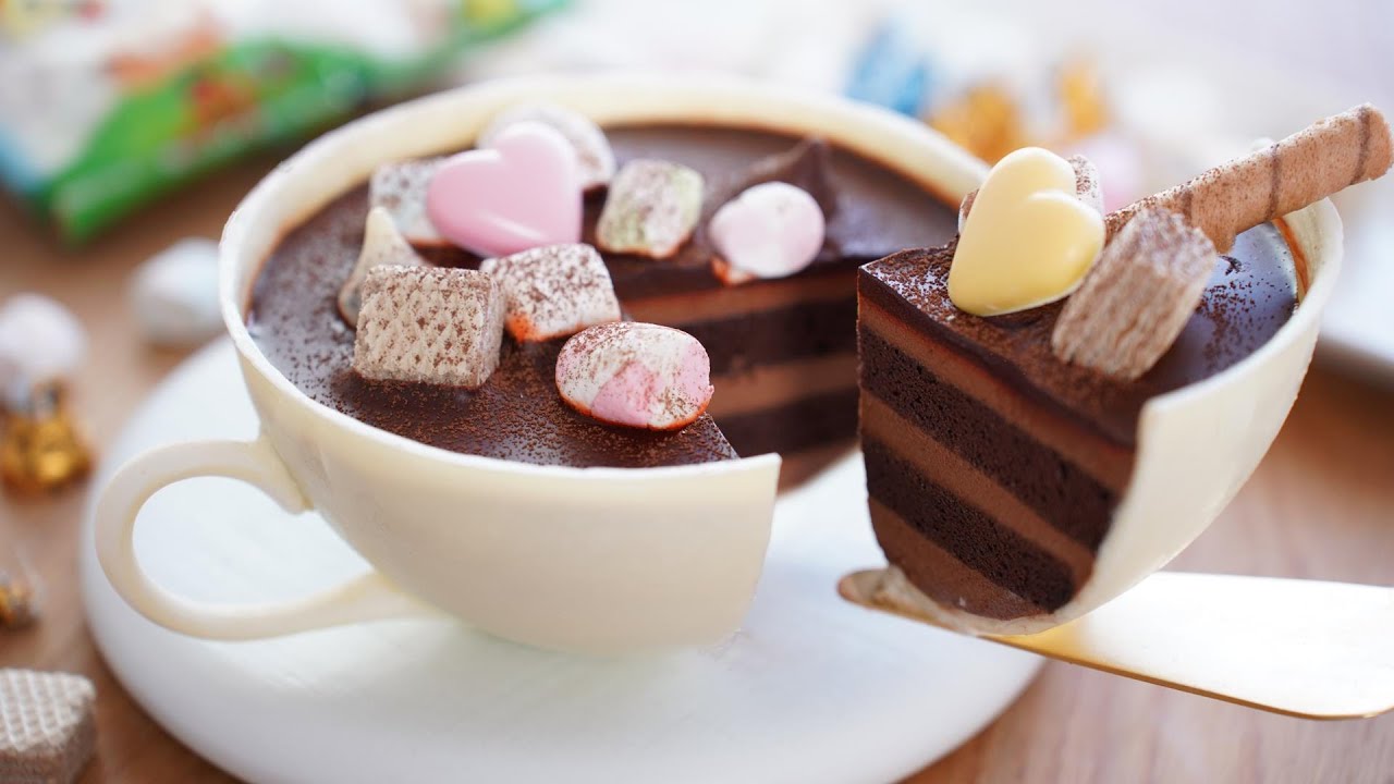 Рецепт супер большого шоколадного торта TeaCup 🍫☕