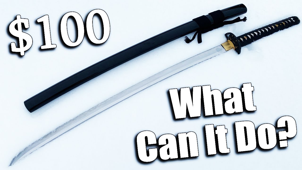 $100 Chinese Katana - What can it do? (review and test) [4K]