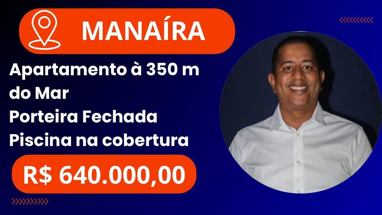 R$ 640 mil - Apartamento à venda em João Pessoa-PB
