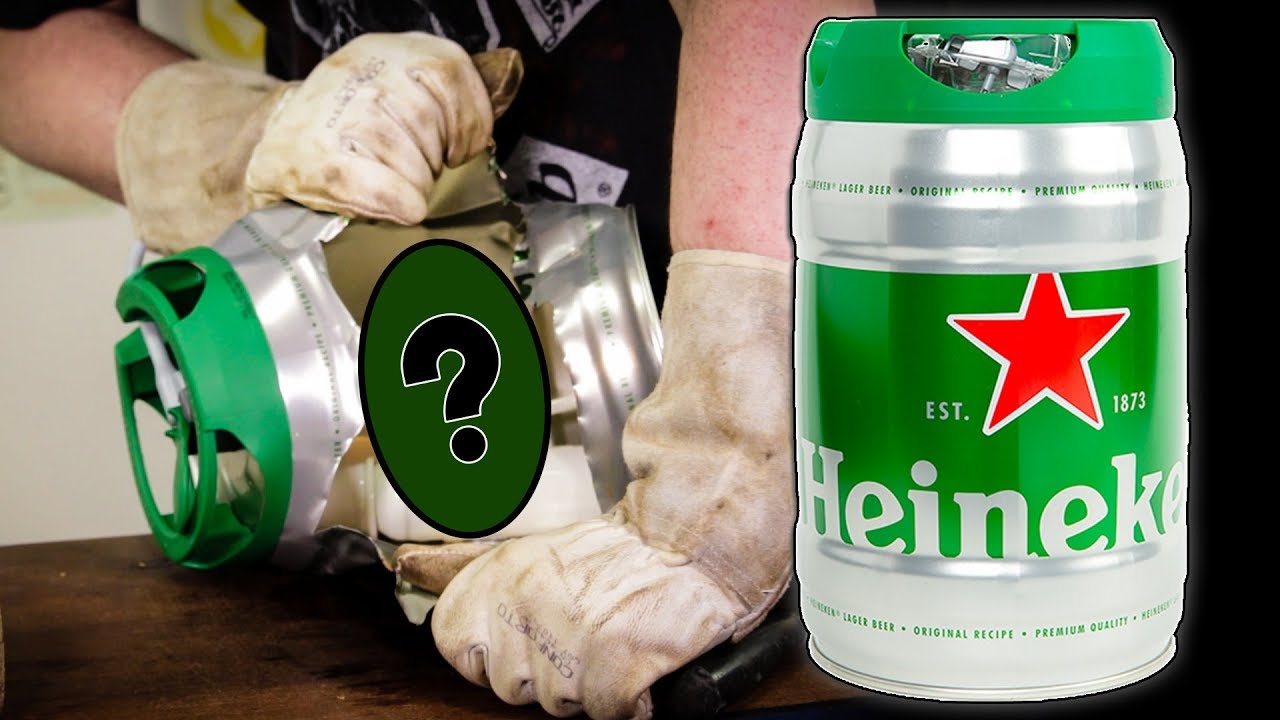 Abrimos um barril da Heineken!
