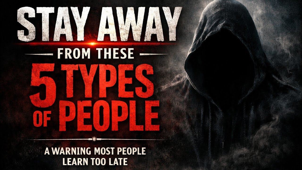 STAY AWAY FROM THESE 5 TYPES OF PEOPLE