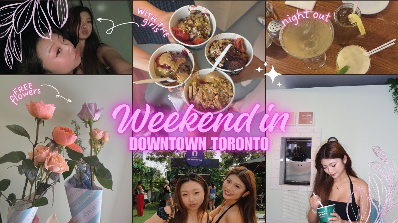 Weekend in Toronto | things to do | With the girls | Downtown Toronto Vlog | Stackt market & samsung