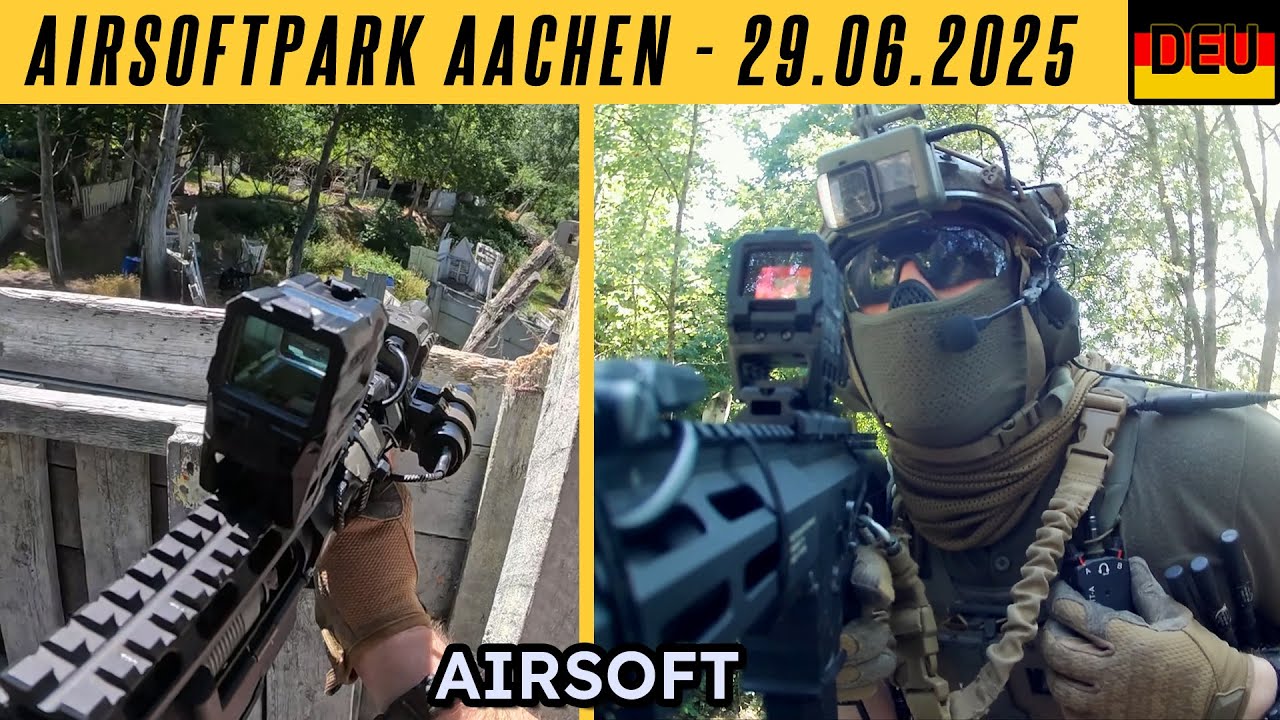 Team RSA im Airsoftpark Aachen | Gameplay & Scopecam Hits | 29.06.25 [FullHD/60p]