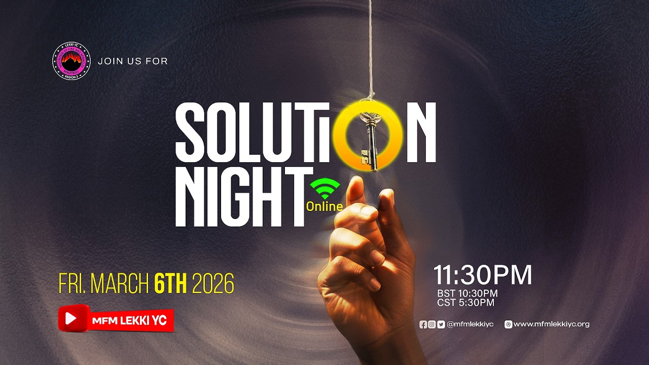 Solution Night Online | Live Virtual Gathering | 6th March 2026