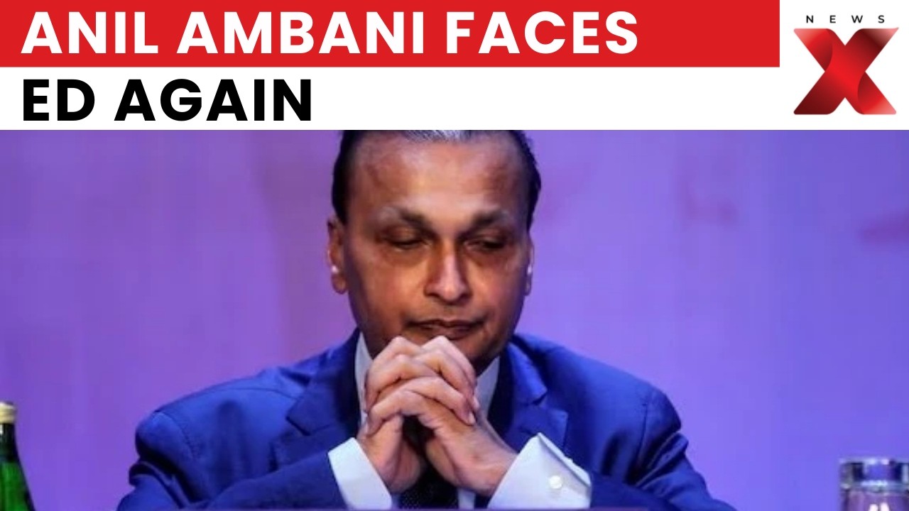 Anil Ambani Appears Before ED Again in ₹40,000 Crore Bank Fraud Probe