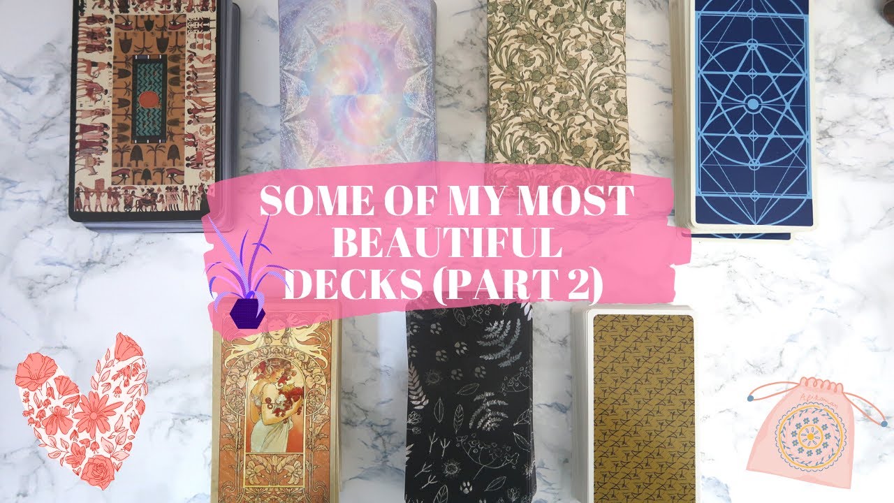 🌊Most beautiful decks in my tarot collection (PART 2 ✌️)