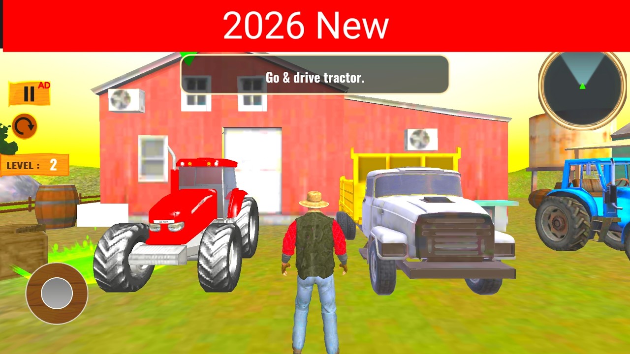 Modern Tractor Farming Driving Simulator 3D - New Tractor Games - Android Gameplay