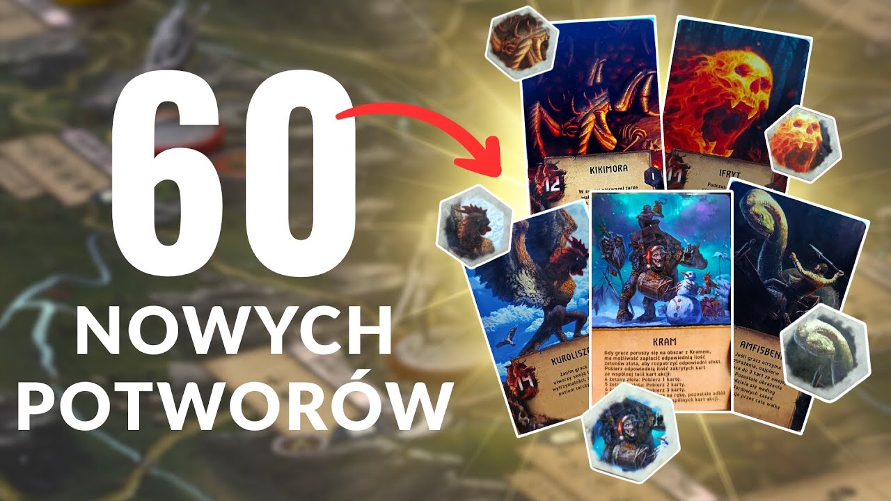 Wiedźmin Stary Świat -  WARIANT SOLO ( Nieoficjalny dodatek 60 nowych potworów )