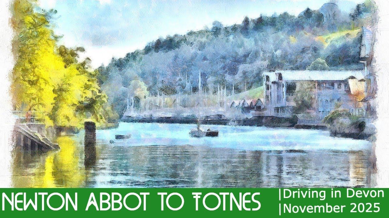 Driving the A381 from Newton Abbot to Totnes | Stunning Devon Road Trip (November 2025)