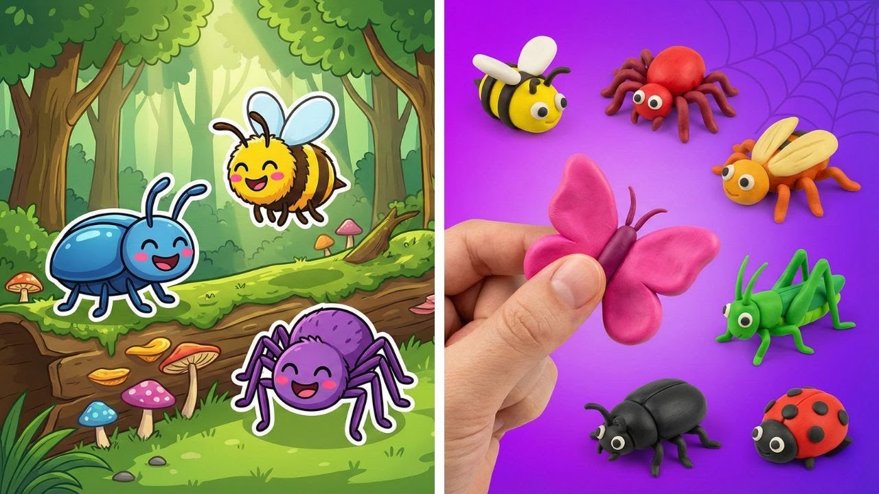 🔍 Find More Insect Names! ✨🦋From bees to ants, What Is Your Favourite Insect?🐛🐞