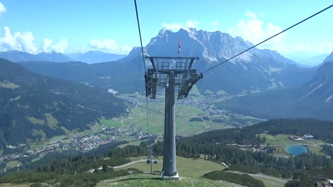 Grubigsteinbahn 2 Talfahrt - Lermoos - Tiroler Zugspitzarena