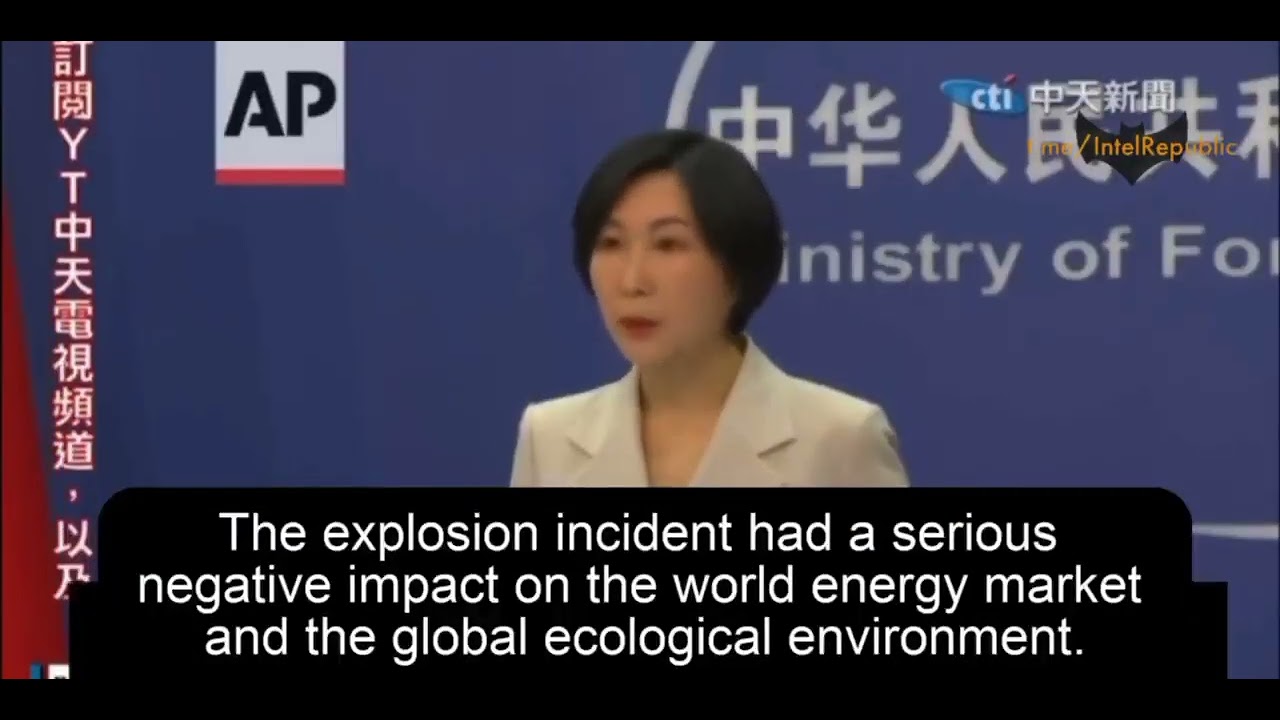 ‼️Chinese Foreign Ministry spokesman Mao Ning delivers Beijing's statement regarding US involvement