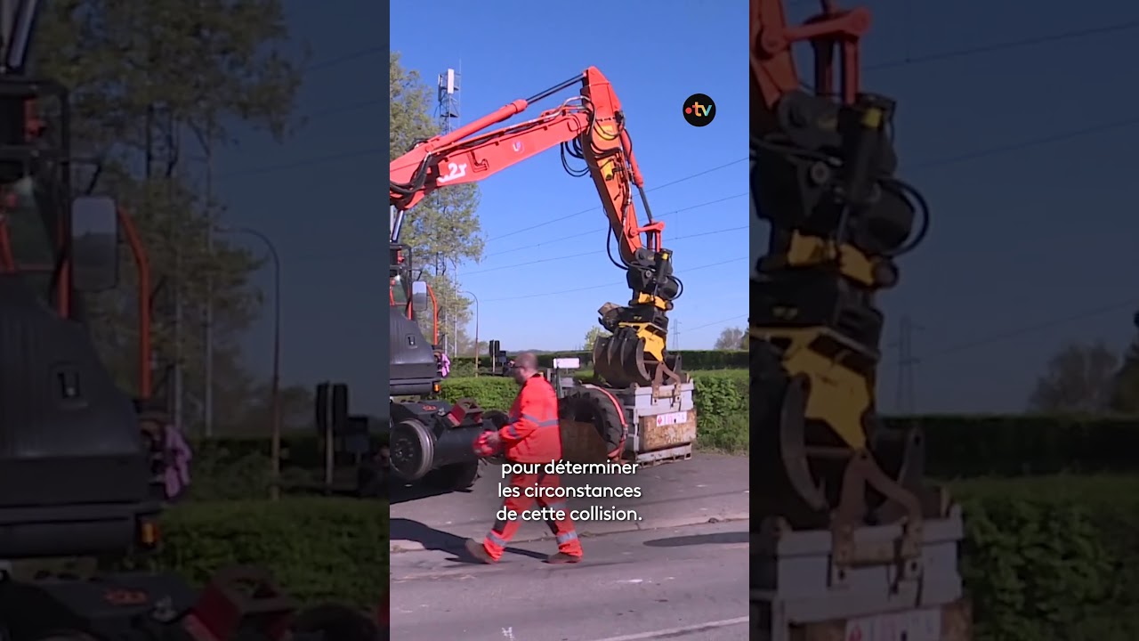 &Agrave; Bully‑les‑Mines, la rame TGV aquitt&eacute; le site de l&rsquo;accident