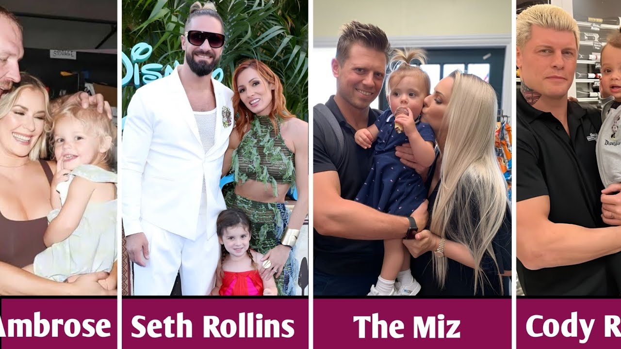 WWE Superstars And Their Cute Family |