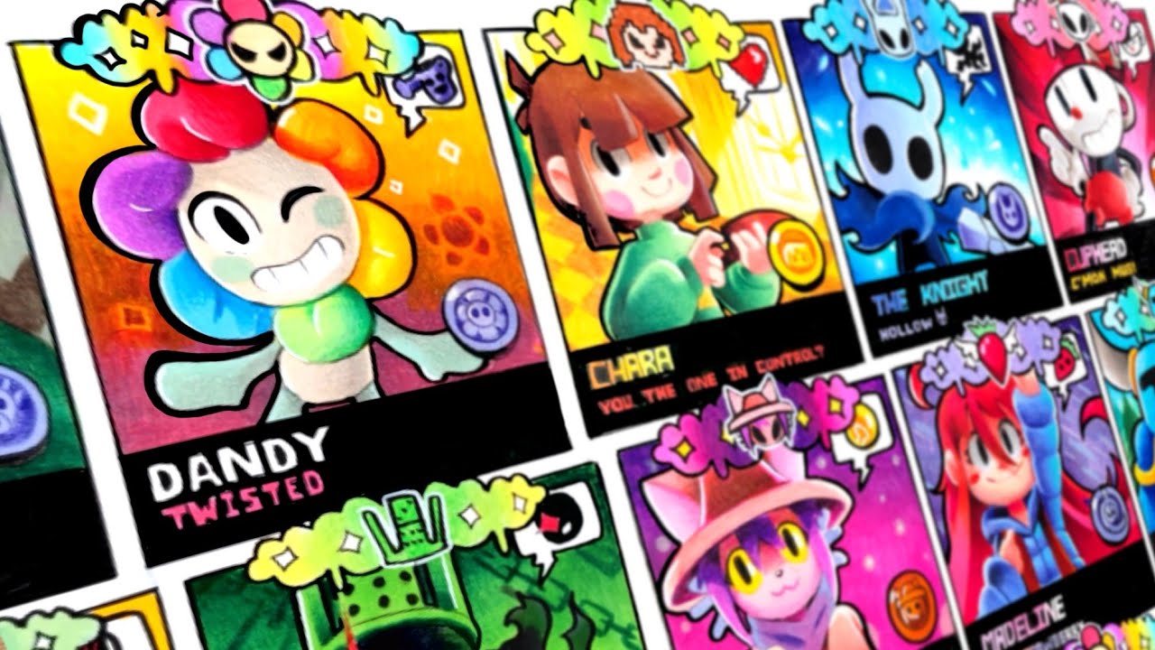 Drawing Games in Brawl Stars Style - Dandy's World, Fnaf, Celeste, Forsaken, 99 Night in the forest