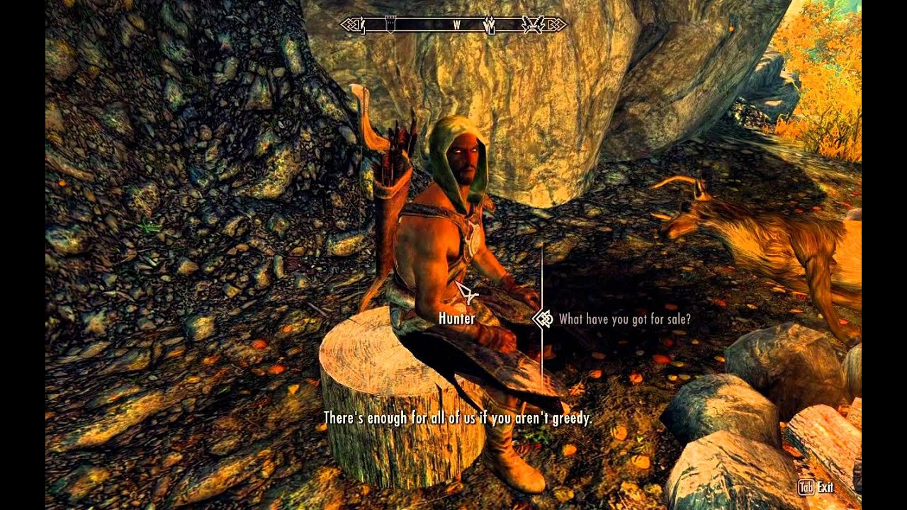 Hunters' Camp Autumnshade Hills - The Rift - Sec Location Guide - Elder Scrolls 5 Skyrim