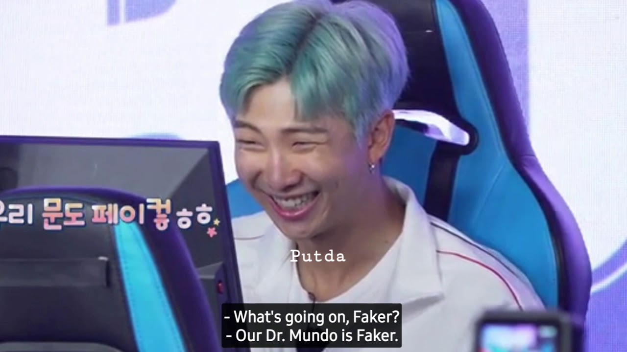BTS Jimin Bickering FAKER 😂