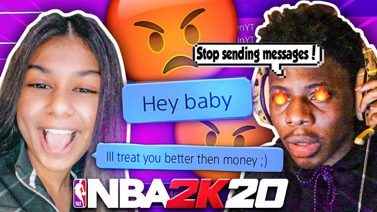 I PLAYED ON MY GIRLFRIEND’S NEW ACCOUNT AND CATFISHED THIRST GUYS!🤣 NBA 2K20