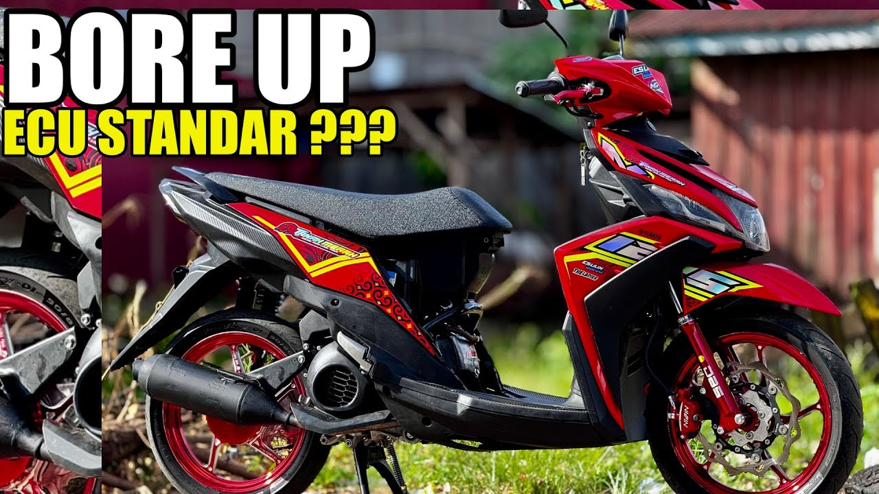ecu standar BORE UP Motor MIO M3 150 cc  , emang boleh ??? 