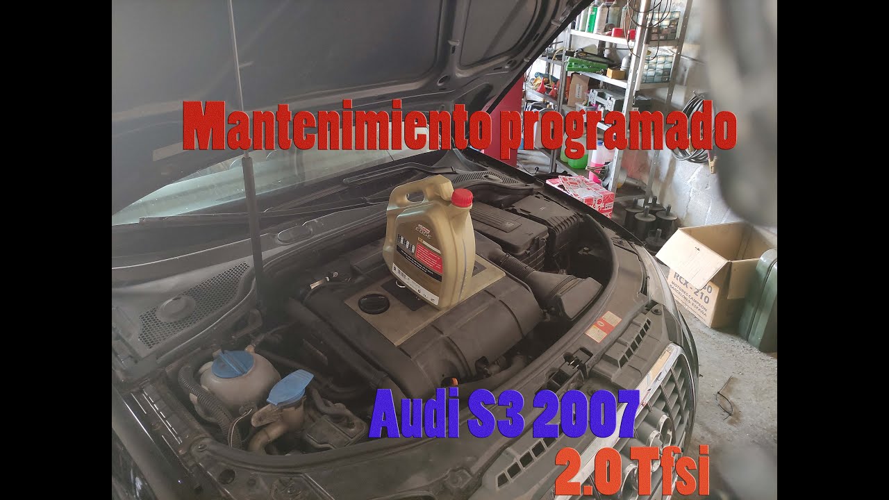 Cambio aceite Audi S3 2.0 Tfsi