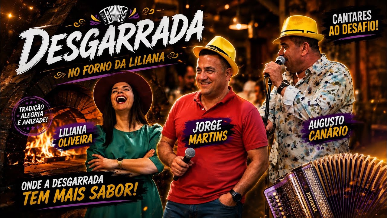 Desgarrada com Liliana Oliveira, Augusto Canário e Jorge Martins no Forno da Liliana