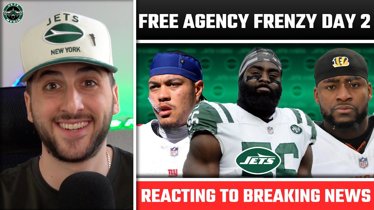 🚨 FREE AGENCY FRENZY Day 2 ! Breaking Down ALL Jets & NFL Moves