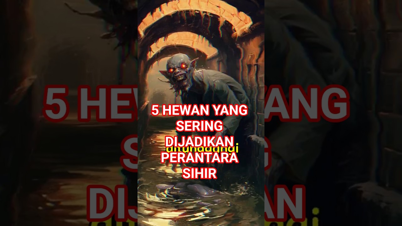 5 HEWAN YANG SERING JADI PERANTARA SIHIR #viral #shorts