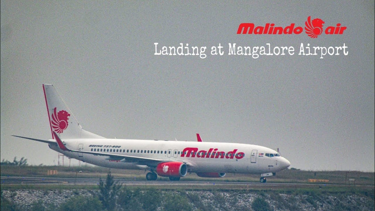 Malindo air landing at Mangalore int’l airport