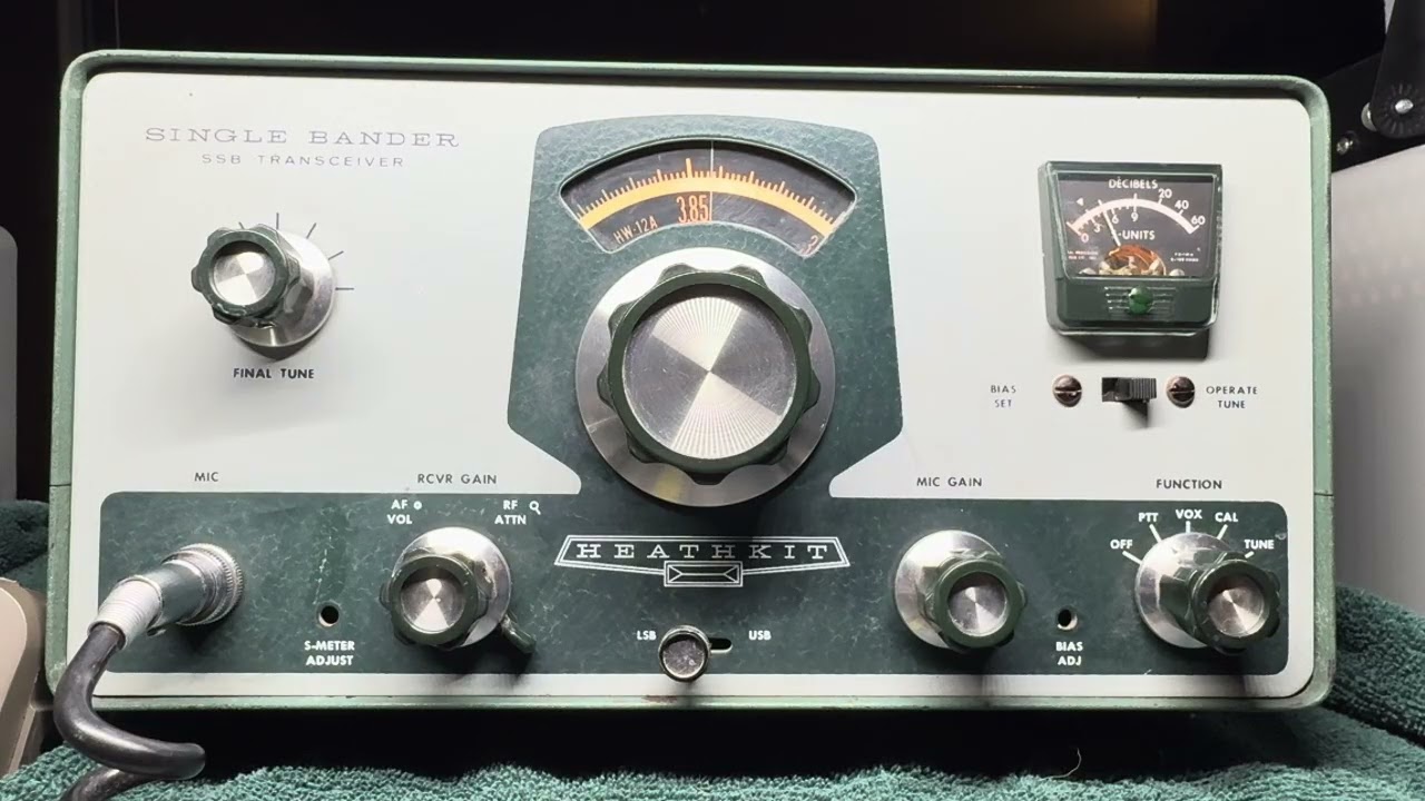 Heathkit HW-12A 75 Meter demo