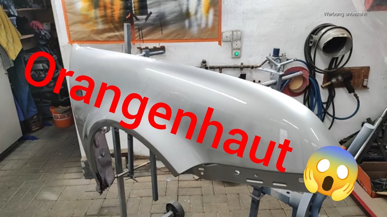 Orangenhaut, Lack korrektur. Fehler im lack beseitigen. Autolack Finish