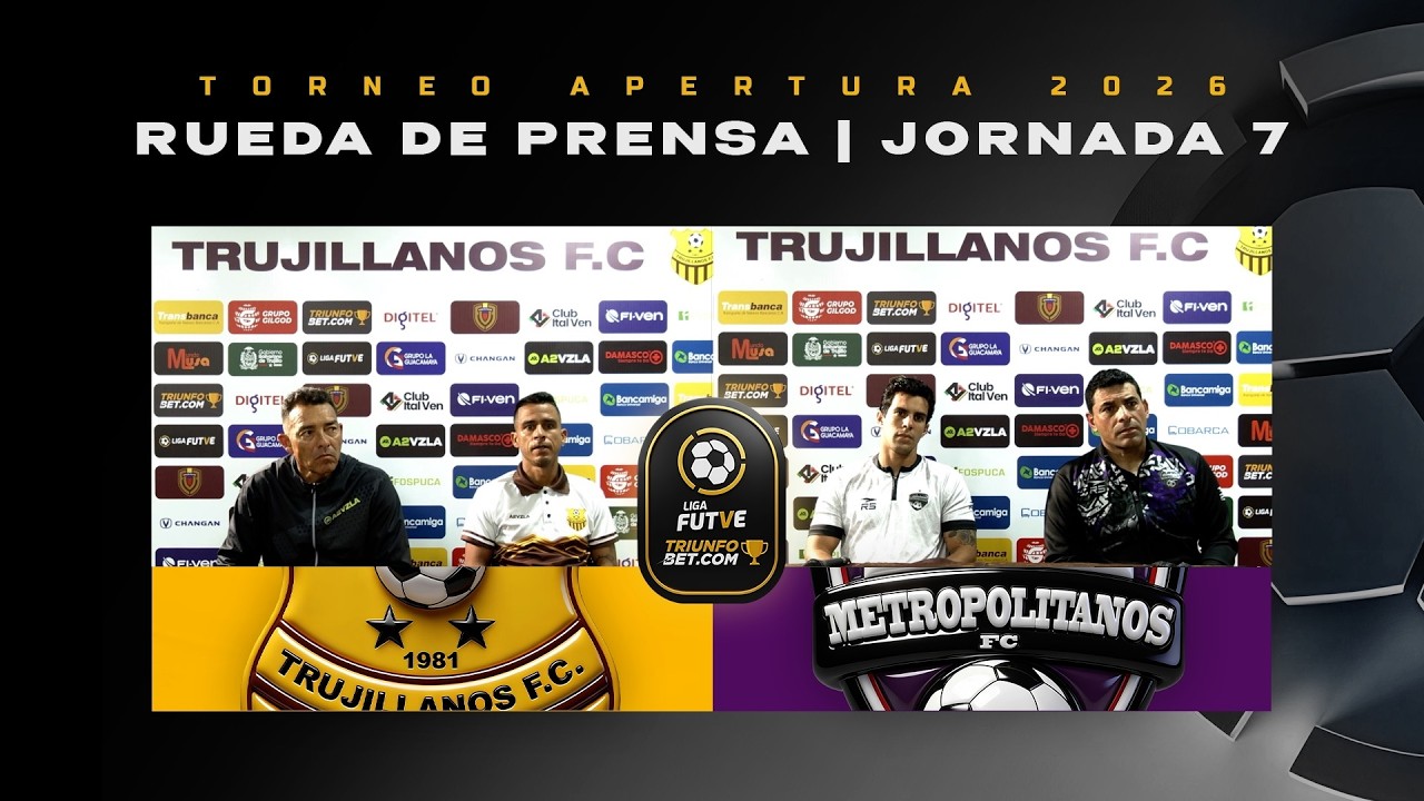Rueda de prensa pospartido | Trujillanos - Metropolitanos | Liga FUTVE Triunfobet