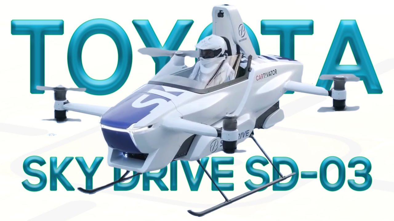 The Japanese Flying-car, Toyota's Skydrive SD-03, New evtol from Japan