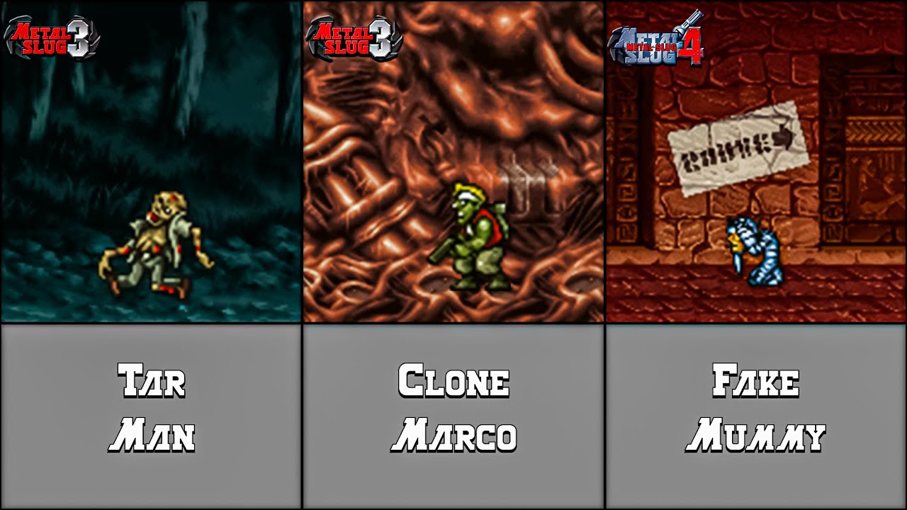 METAL SLUG All Undead Enemies
