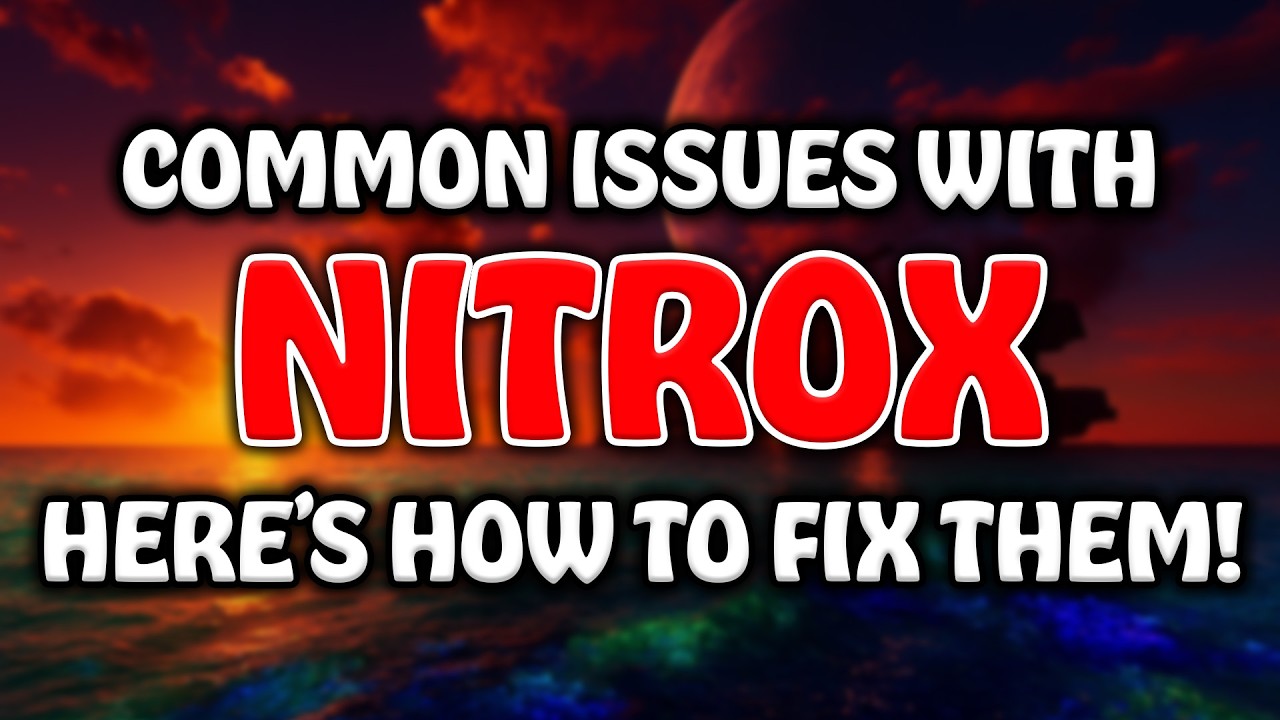 Common Issues With NITROX... Here's How To Fix Them!