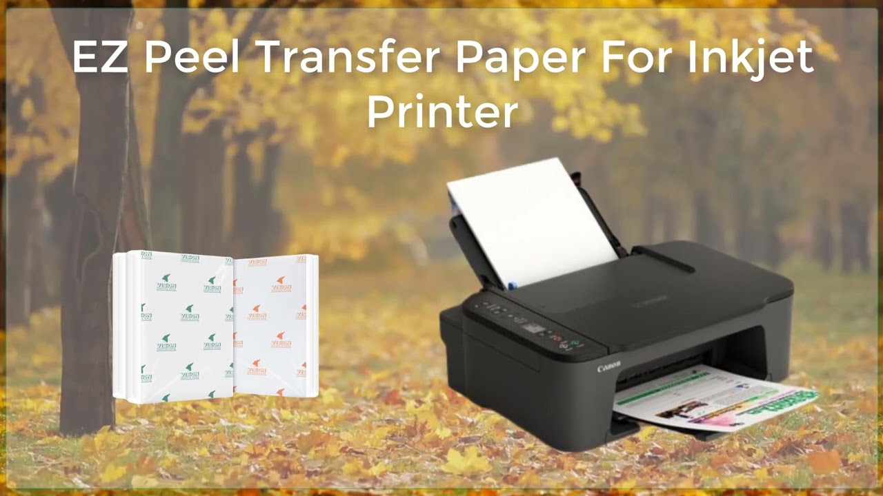 EZ Peel Transfer Paper For Inkjet Printer
