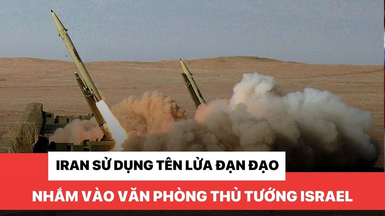 Iran sử dụng tên lửa đạn đạo nhắm vào văn phòng Thủ tướng, Sở chỉ huy không quân Israel