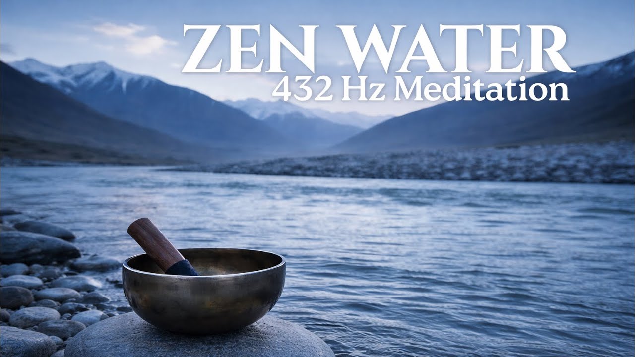 Tibetan Zen Water Meditation • 432 Hz for Mental Clarity & Inner Balance
